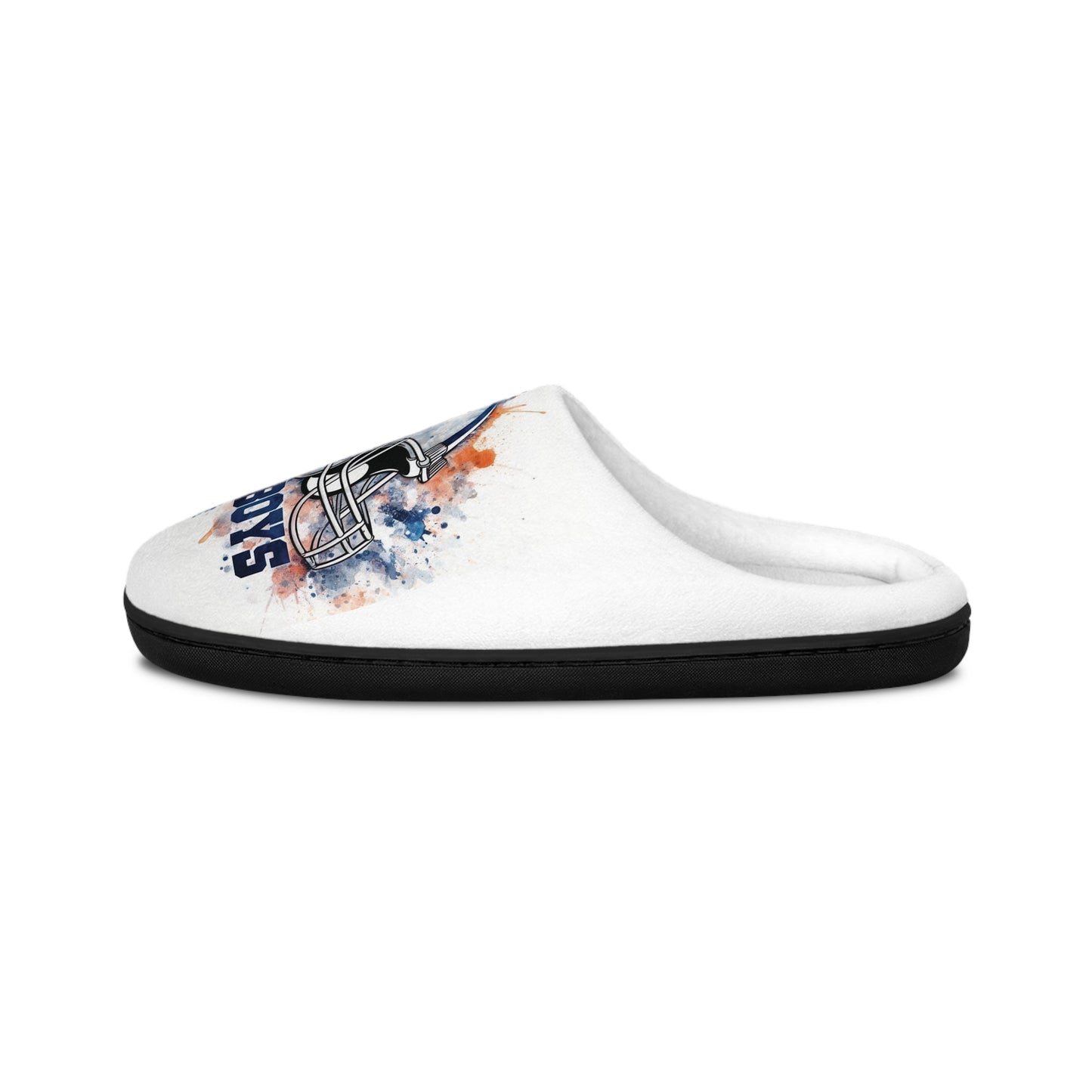 Subtle Team-Inspired Flannel Fleece Women's Indoor Slippers | Cozy Non-Slip Lounge Shoes