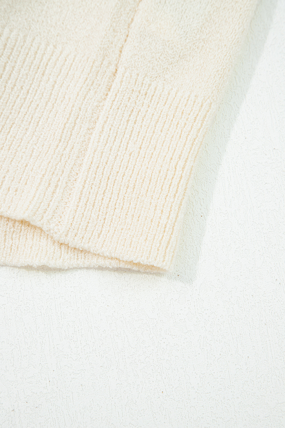 Multicolour Striped Buttoned Front V Neck Drop Shoulder Cardigan