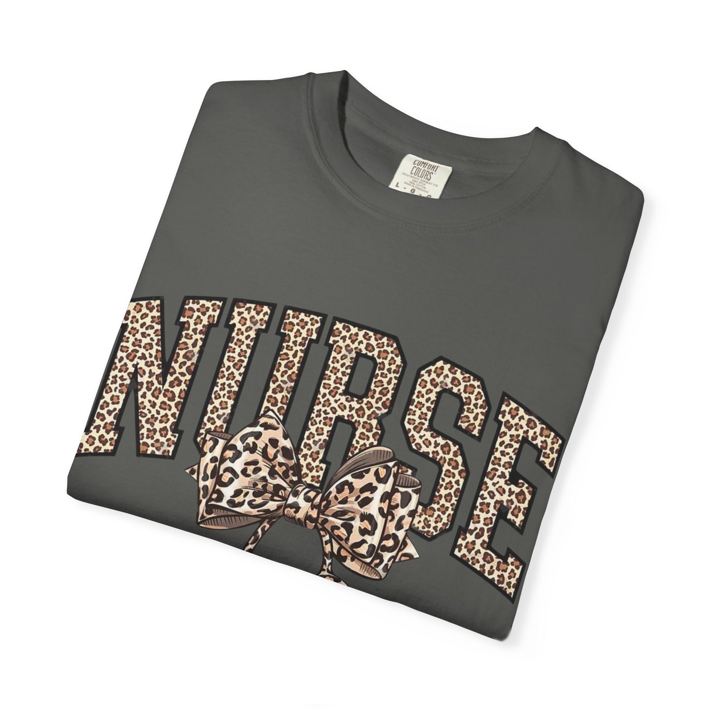 Nurse Leopard Stethoscope T-Shirt