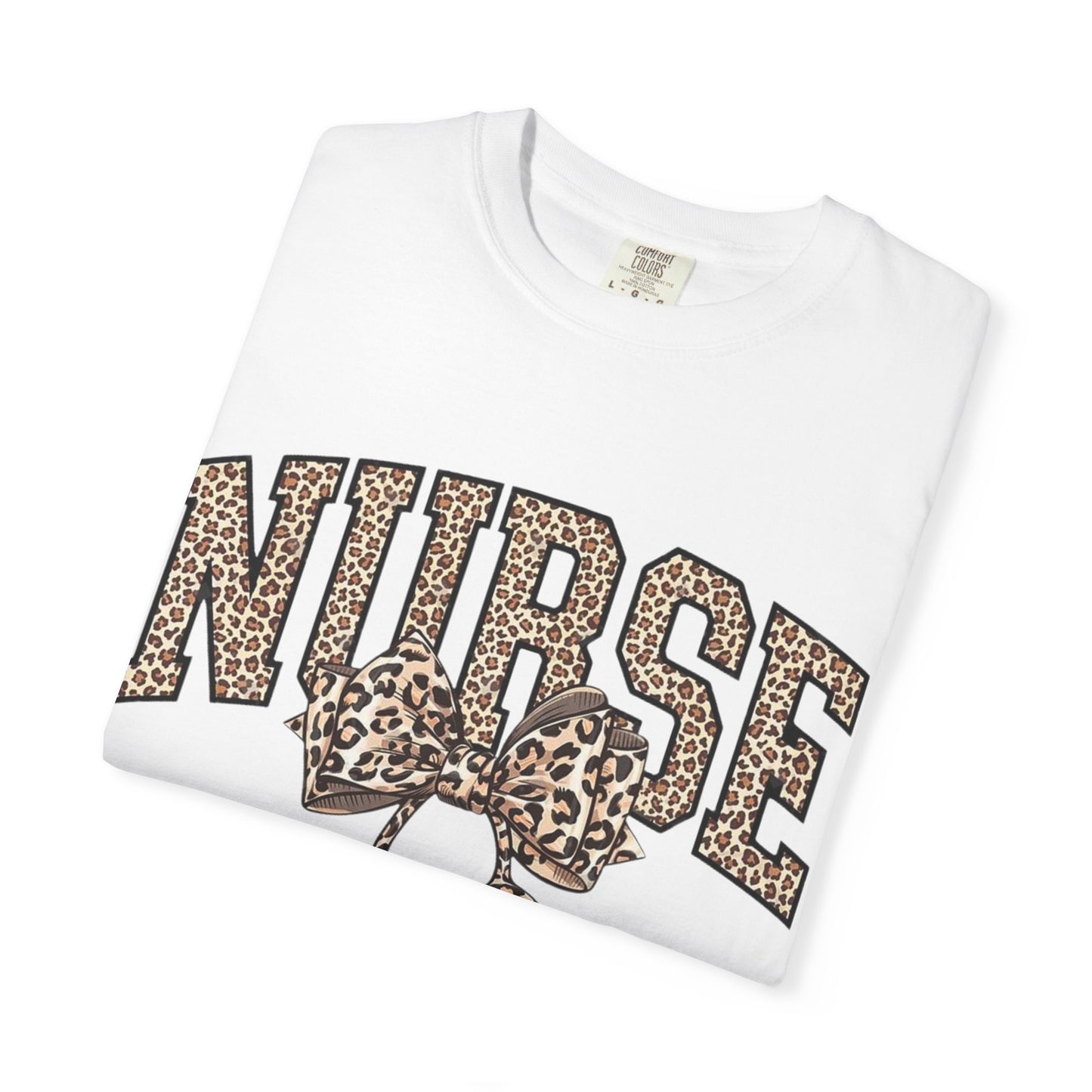 Nurse Leopard Stethoscope T-Shirt
