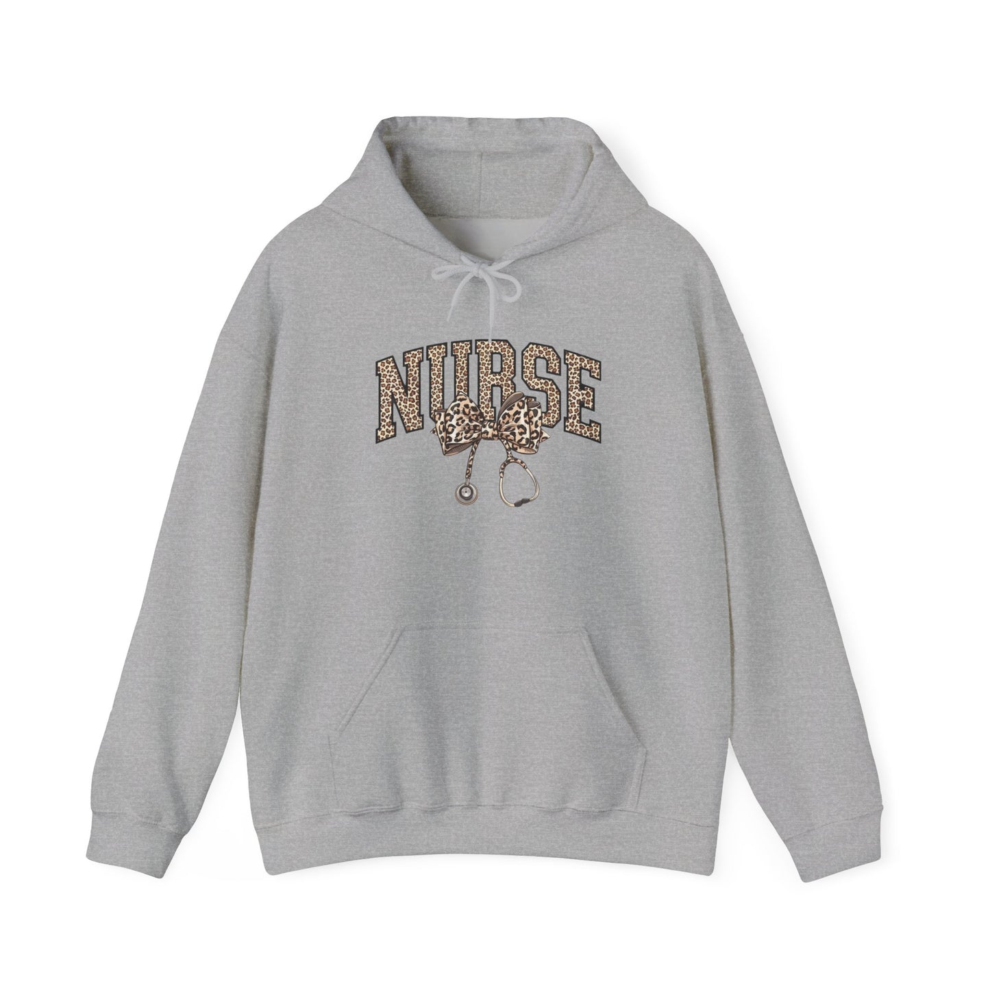 Nurse Leopard Stethoscope Hoodie