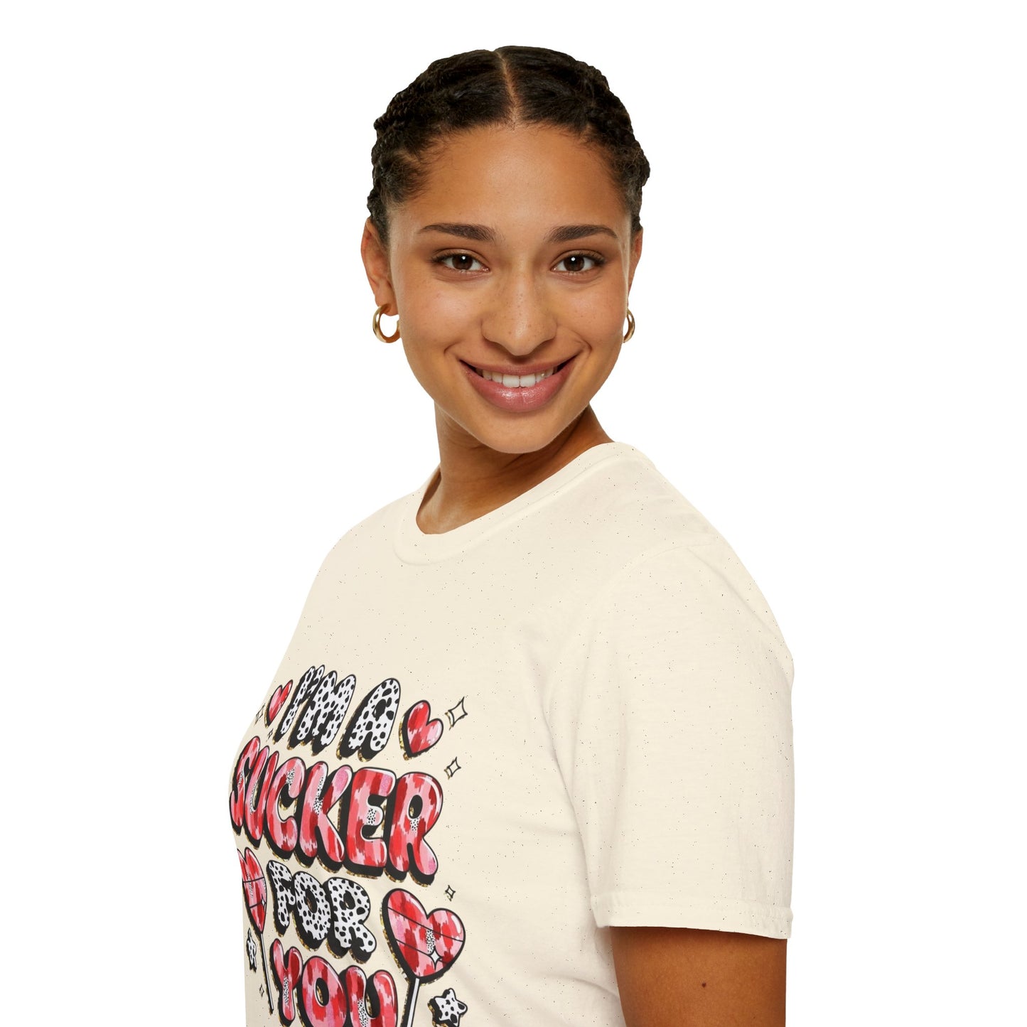 I’m a Sucker For You T-Shirt – Valentine Heart Lollipop Romantic Tee