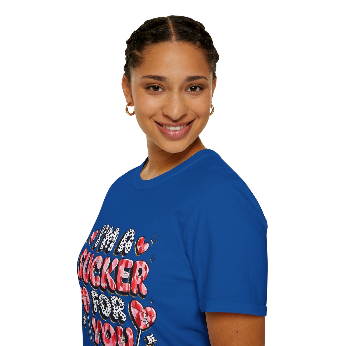 I’m a Sucker For You T-Shirt – Valentine Heart Lollipop Romantic Tee