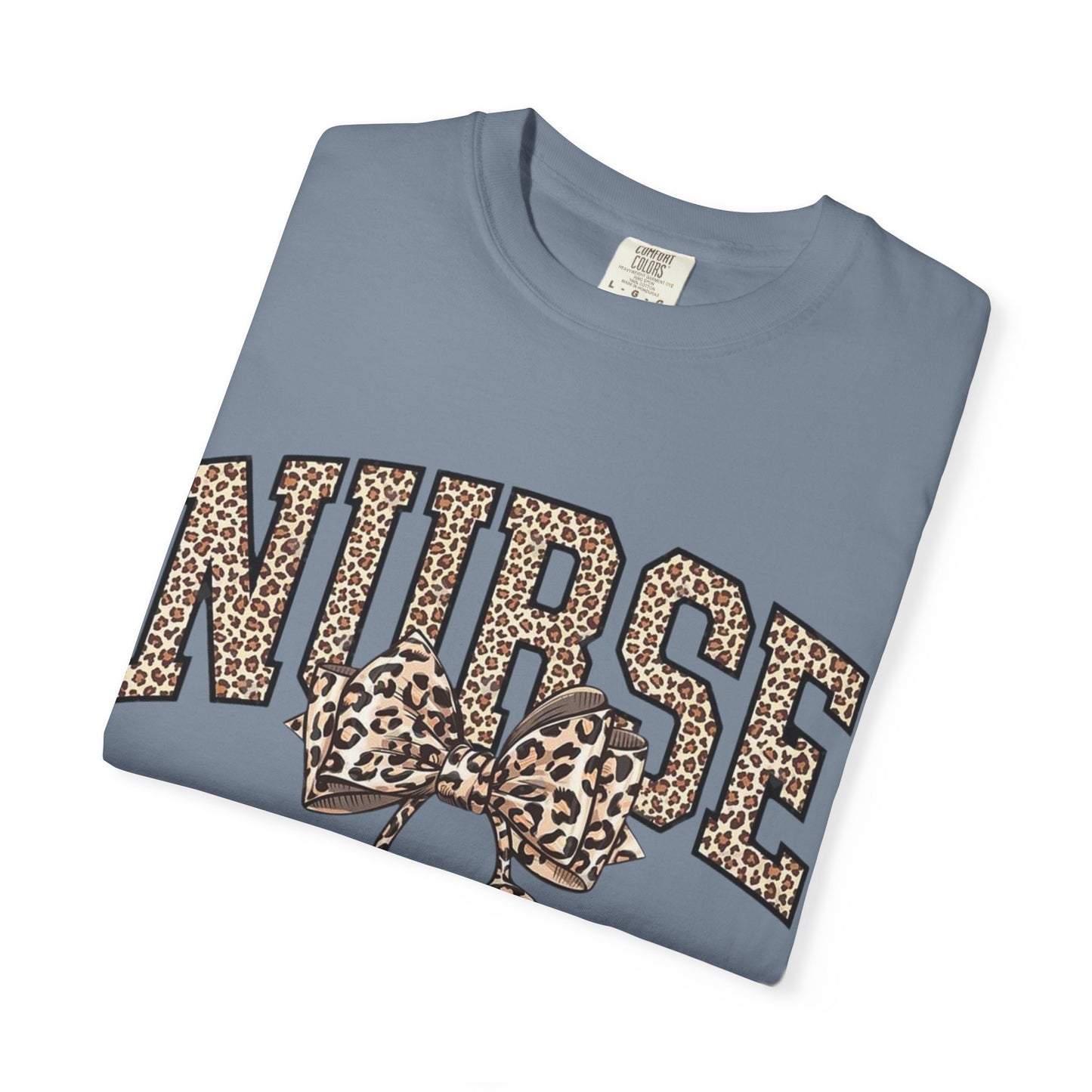 Nurse Leopard Stethoscope T-Shirt