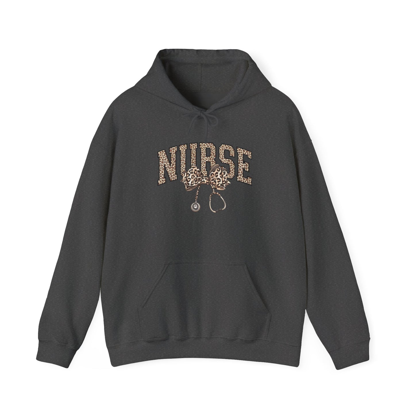 Nurse Leopard Stethoscope Hoodie