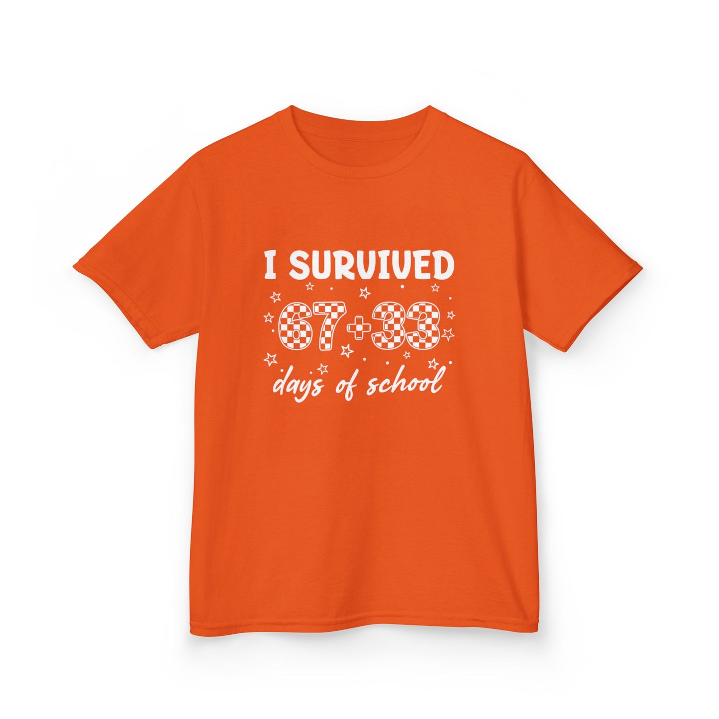 I Survived 100 Days of School T-Shirt | Kids 100th Day School Shirt