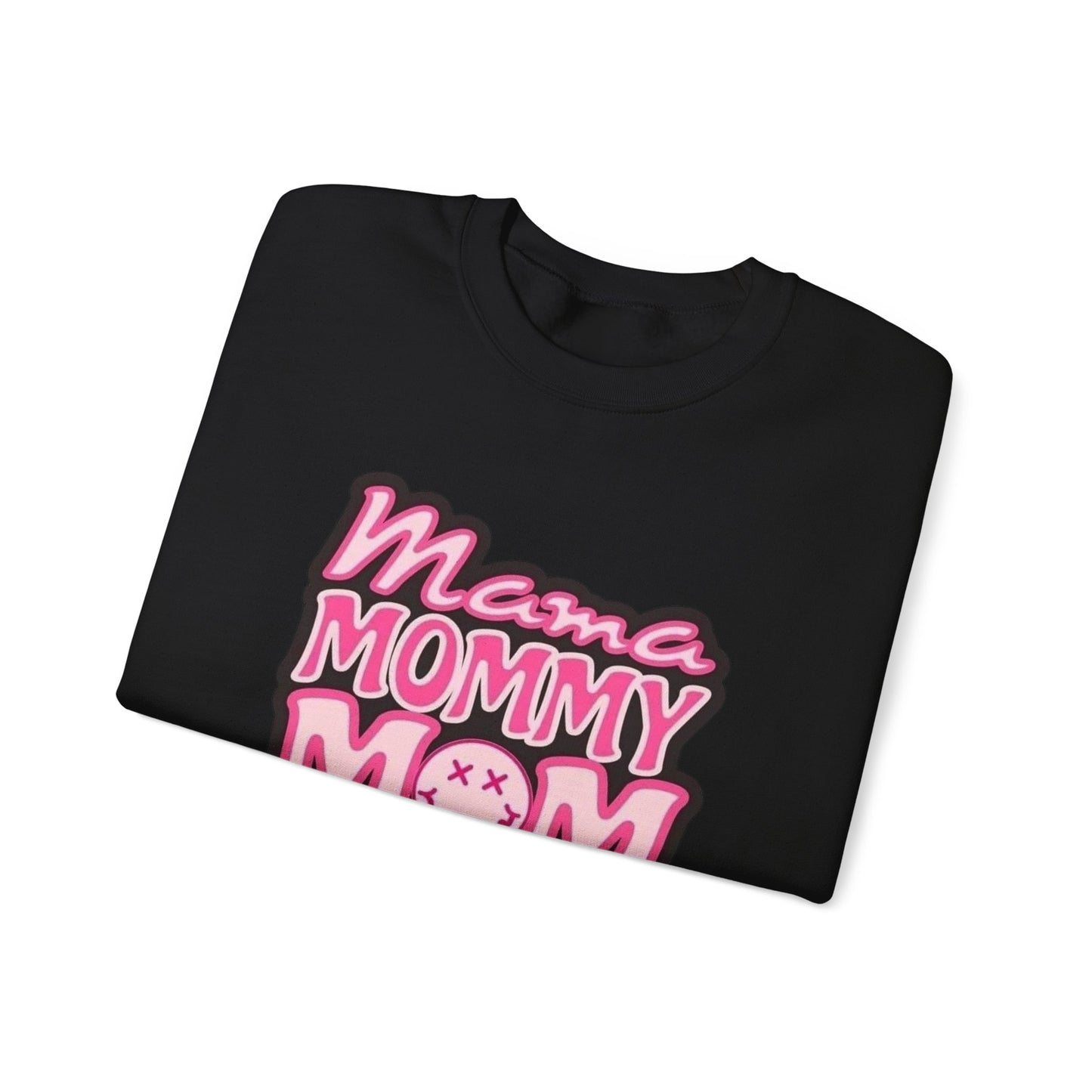 Mama Mommy Mom Bruh sweatshirt | Pink leopard text crewneck
