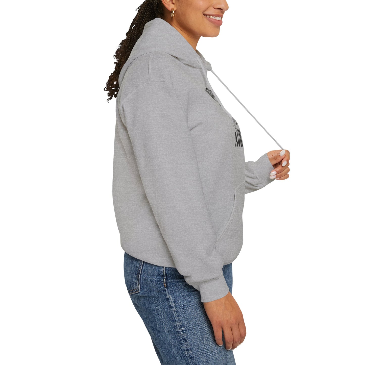 Hoodie — "Somebody's Bomb Ass Auntie" Funny Graphic Hooded Sweatshirt