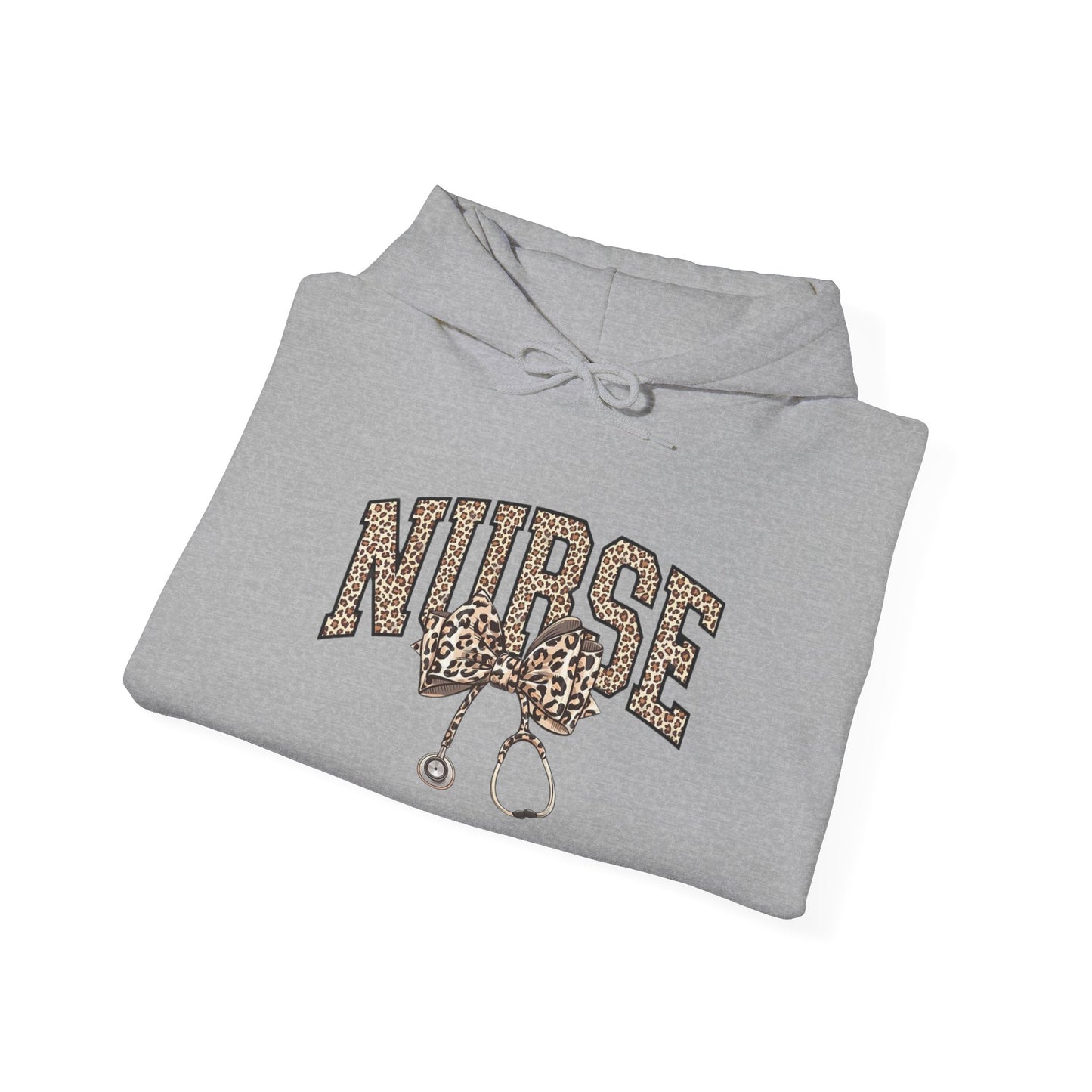 Nurse Leopard Stethoscope Hoodie