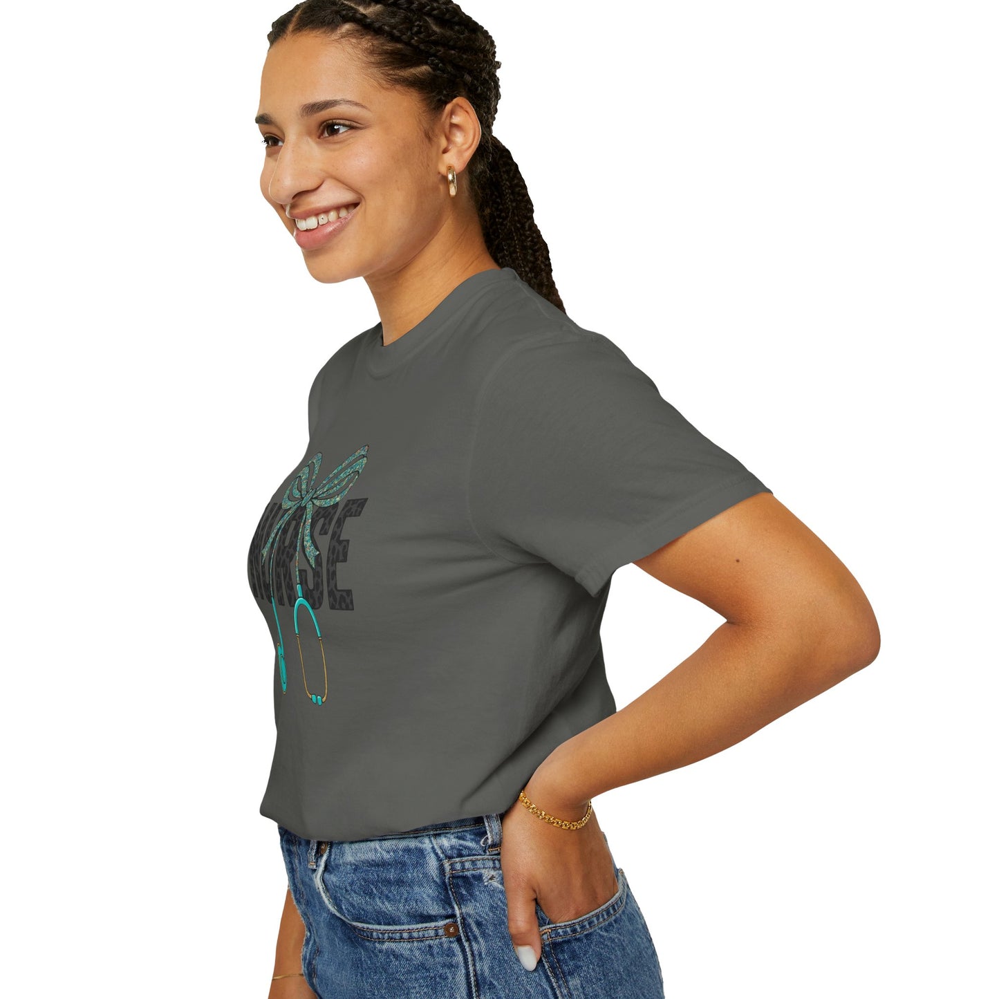 Nurse Stethoscope Bow T-Shirt