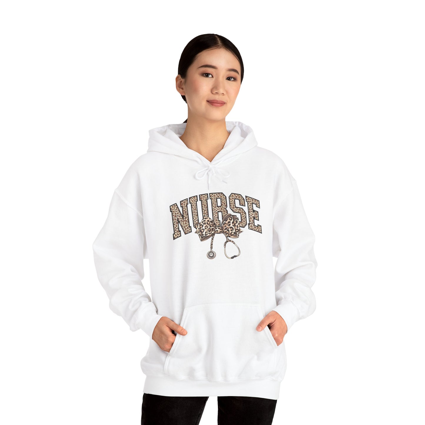 Nurse Leopard Stethoscope Hoodie