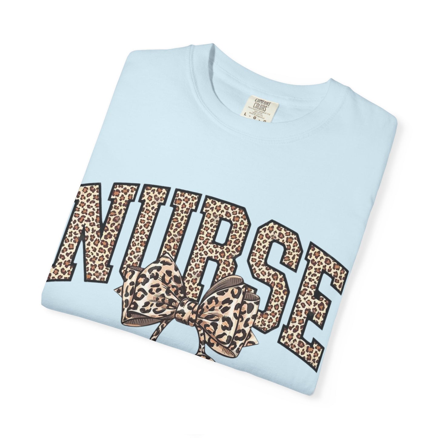 Nurse Leopard Stethoscope T-Shirt