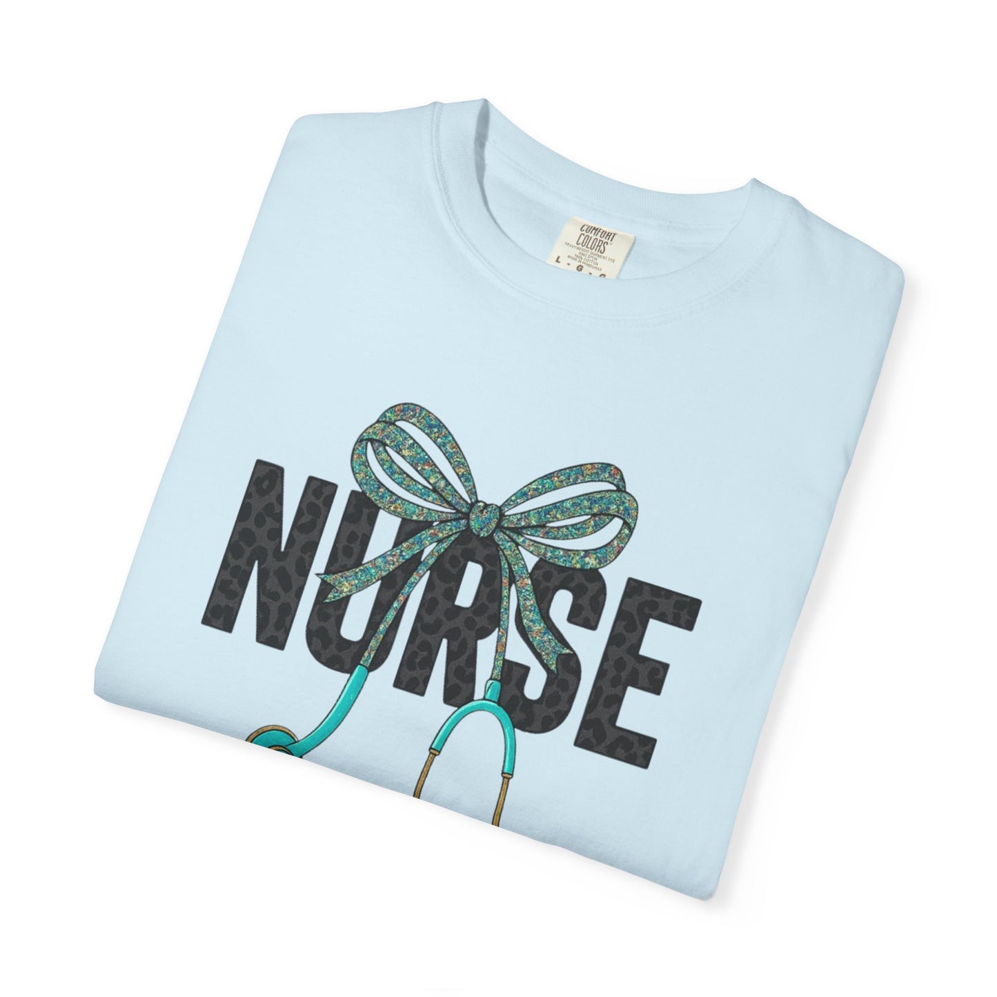 Nurse Stethoscope Bow T-Shirt