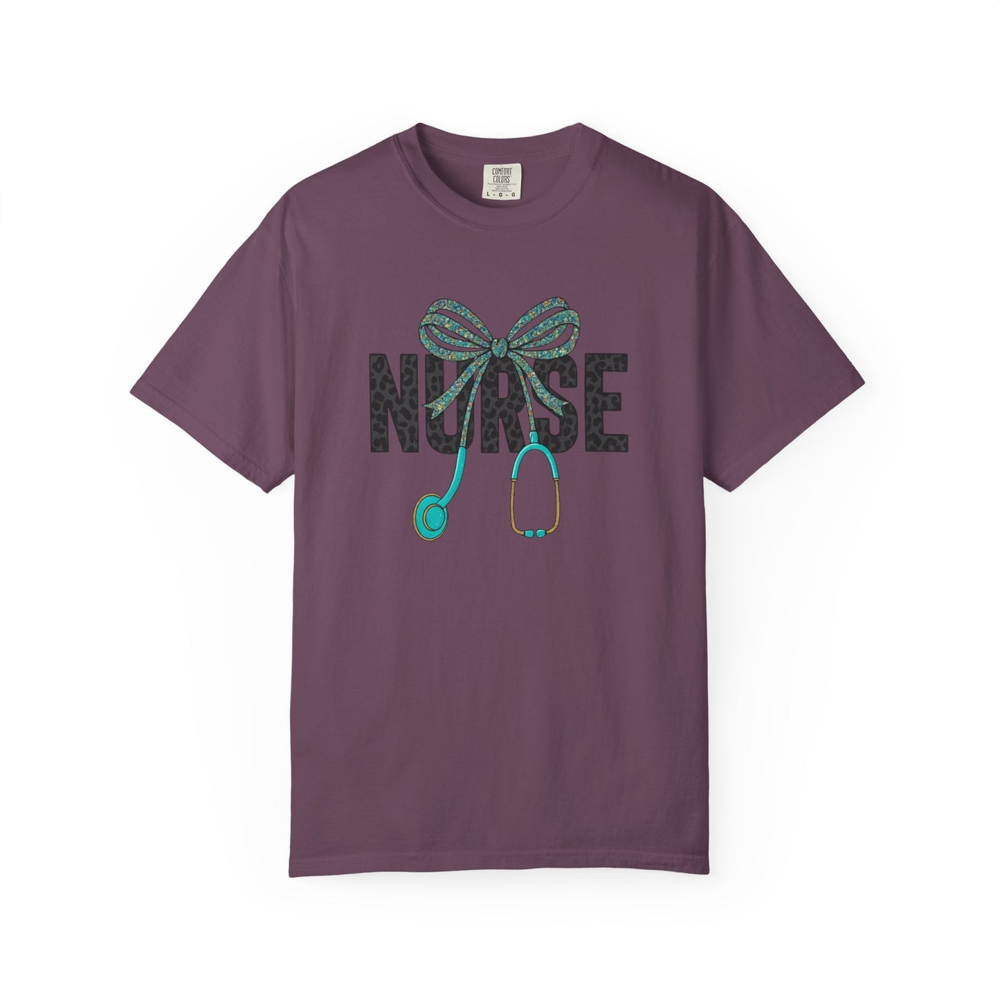Nurse Stethoscope Bow T-Shirt