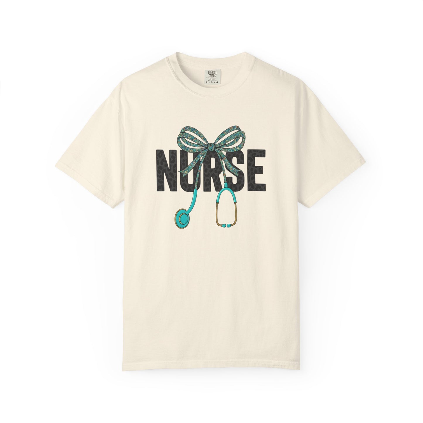 Nurse Stethoscope Bow T-Shirt