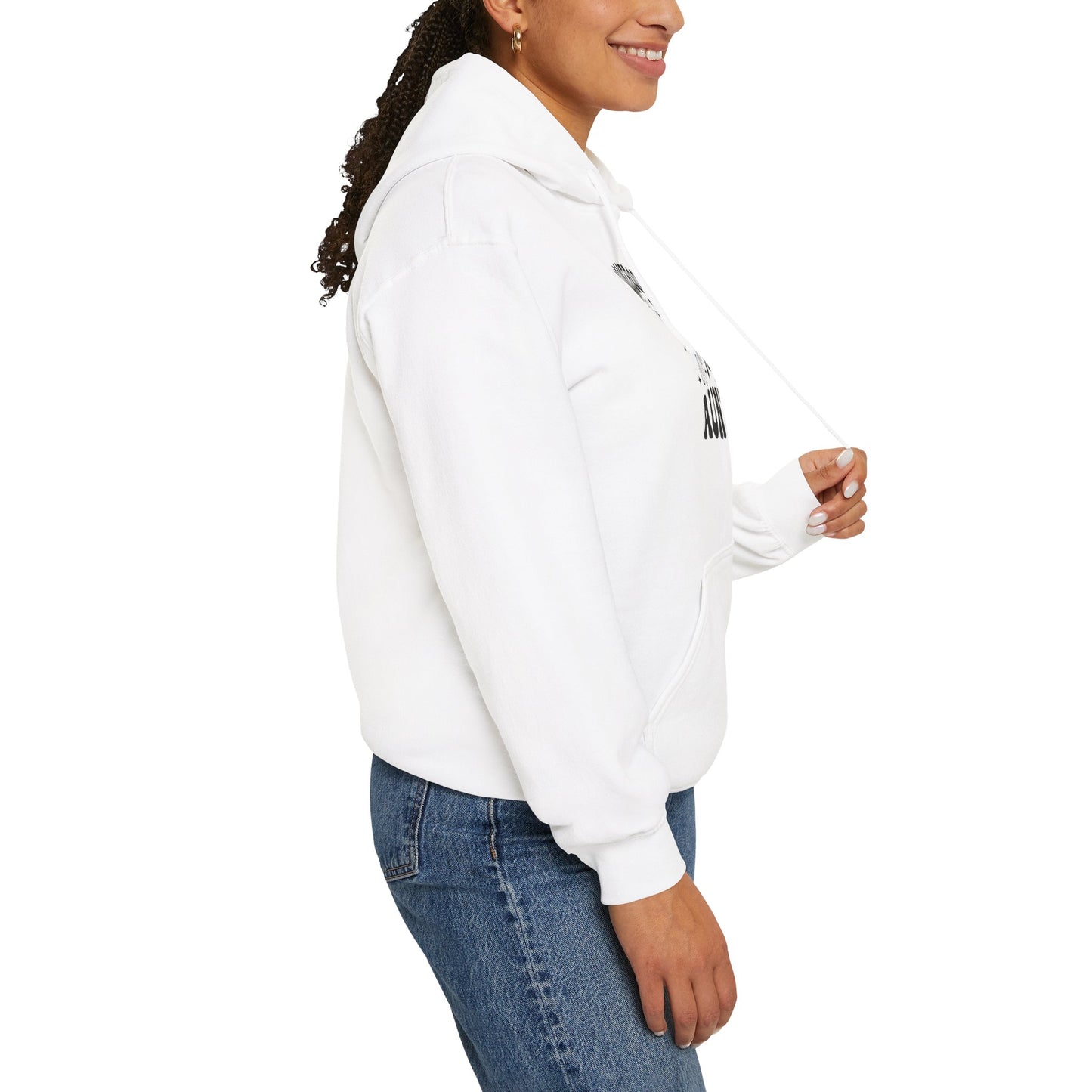 Hoodie — "Somebody's Bomb Ass Auntie" Funny Graphic Hooded Sweatshirt