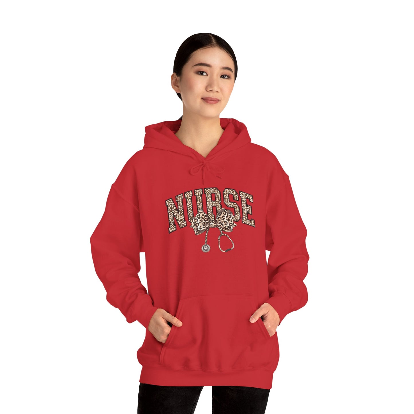 Nurse Leopard Stethoscope Hoodie