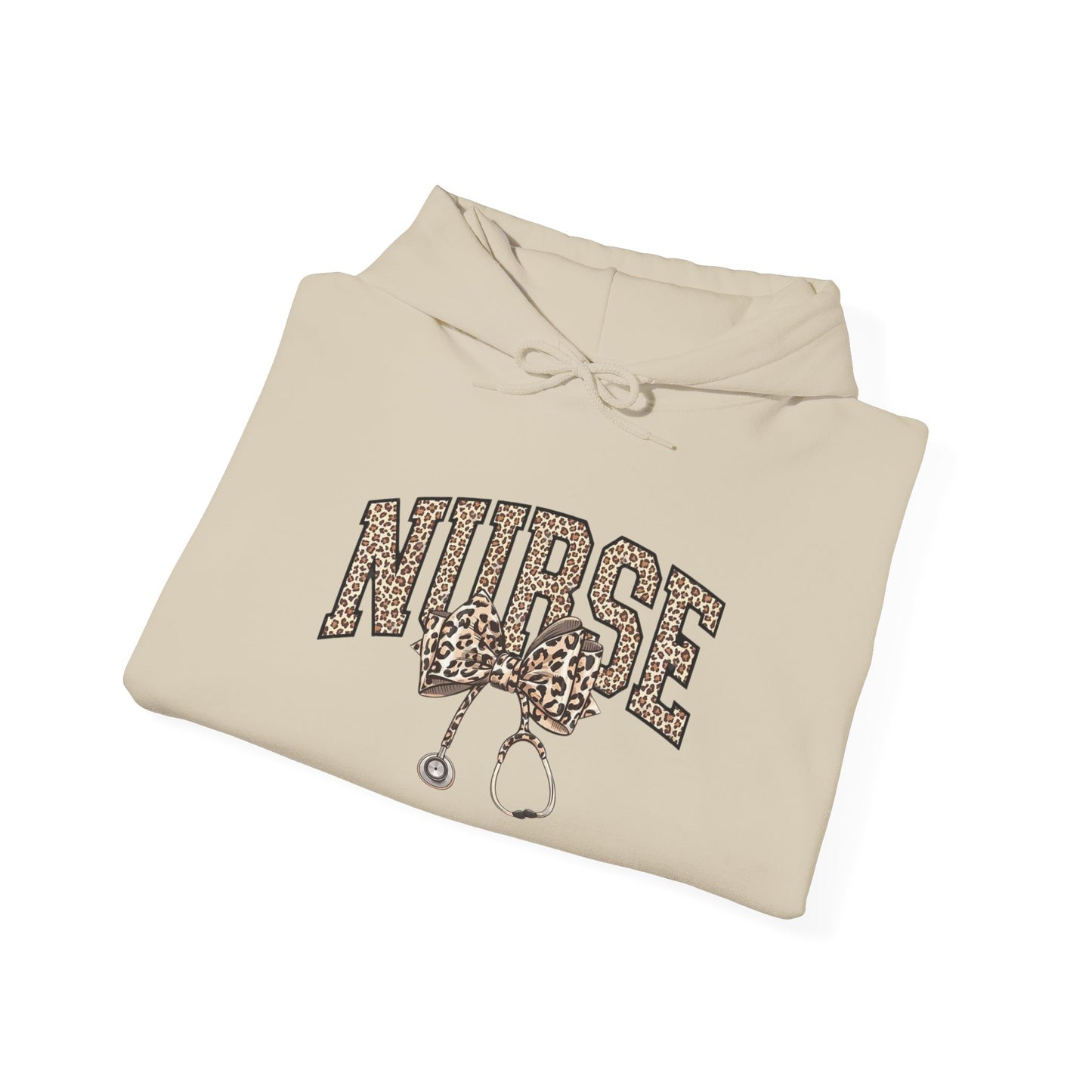 Nurse Leopard Stethoscope Hoodie
