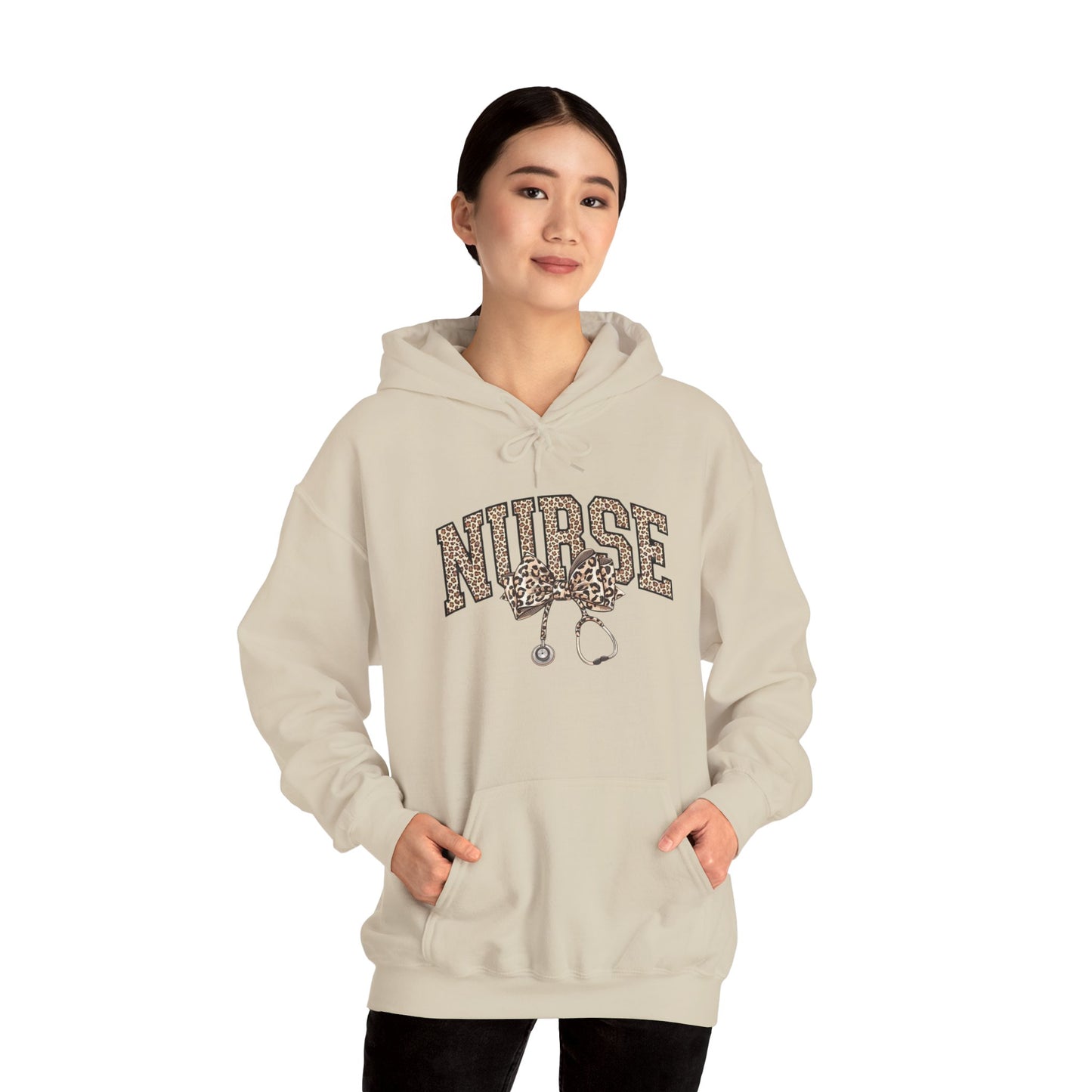 Nurse Leopard Stethoscope Hoodie