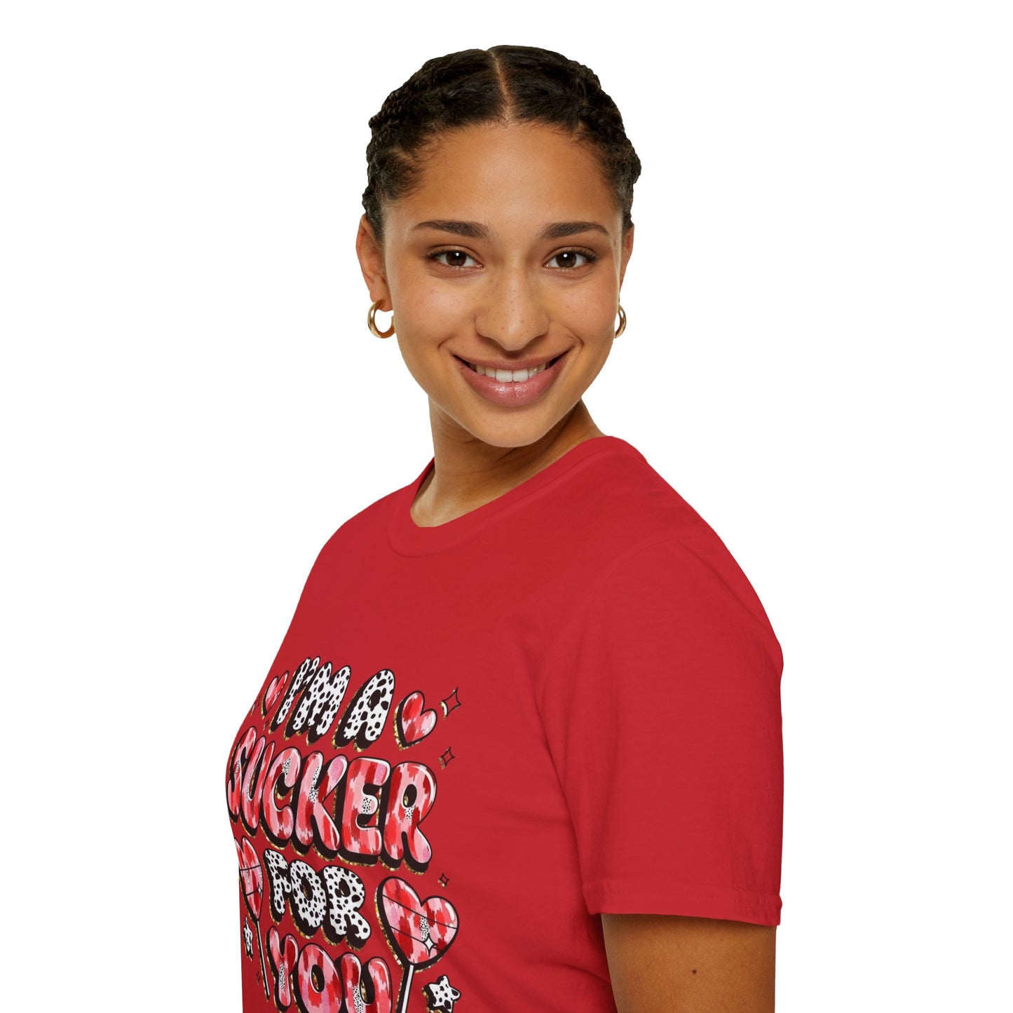 I’m a Sucker For You T-Shirt – Valentine Heart Lollipop Romantic Tee
