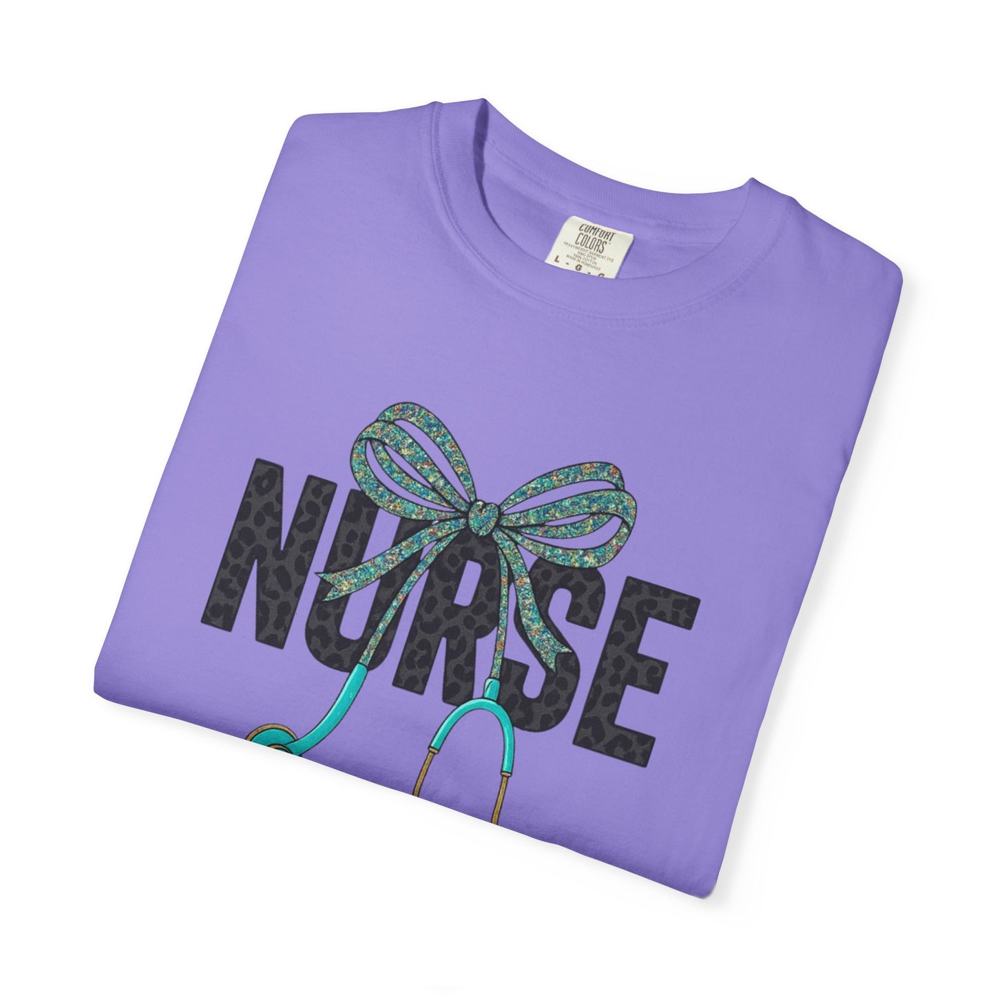 Nurse Stethoscope Bow T-Shirt