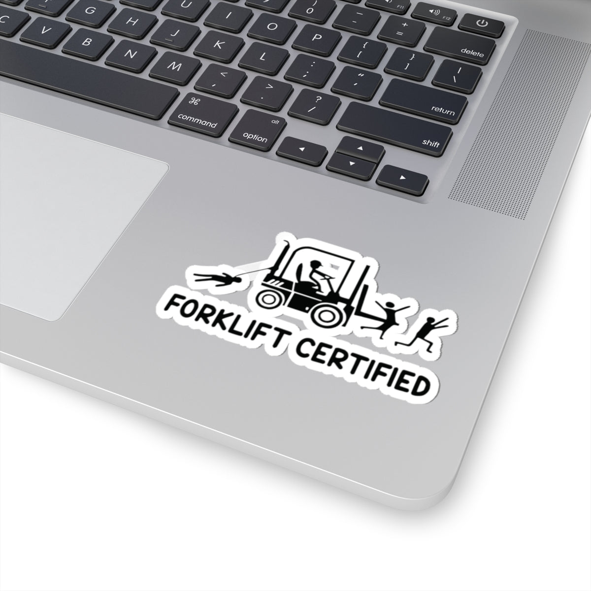 Forklift Certified Sticker | Kiss-Cut Vinyl Decal