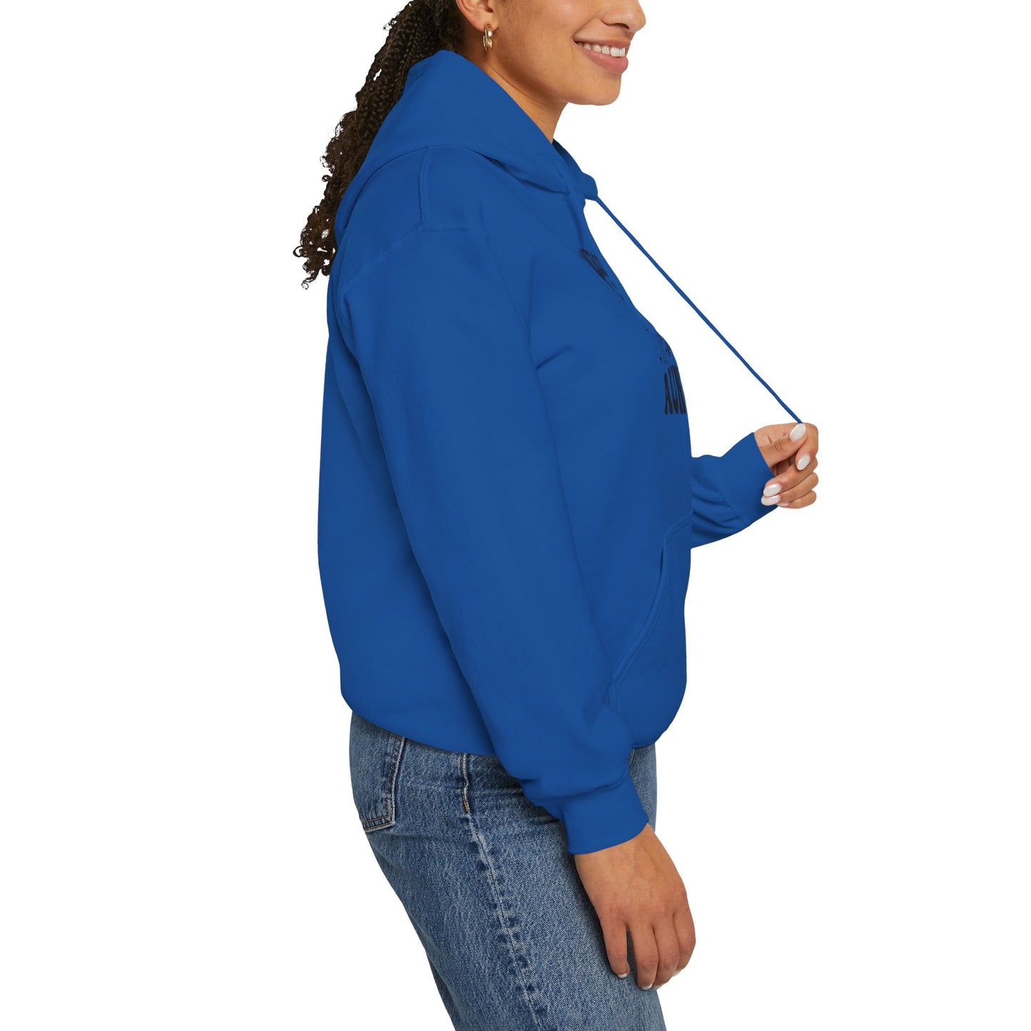 Hoodie — "Somebody's Bomb Ass Auntie" Funny Graphic Hooded Sweatshirt