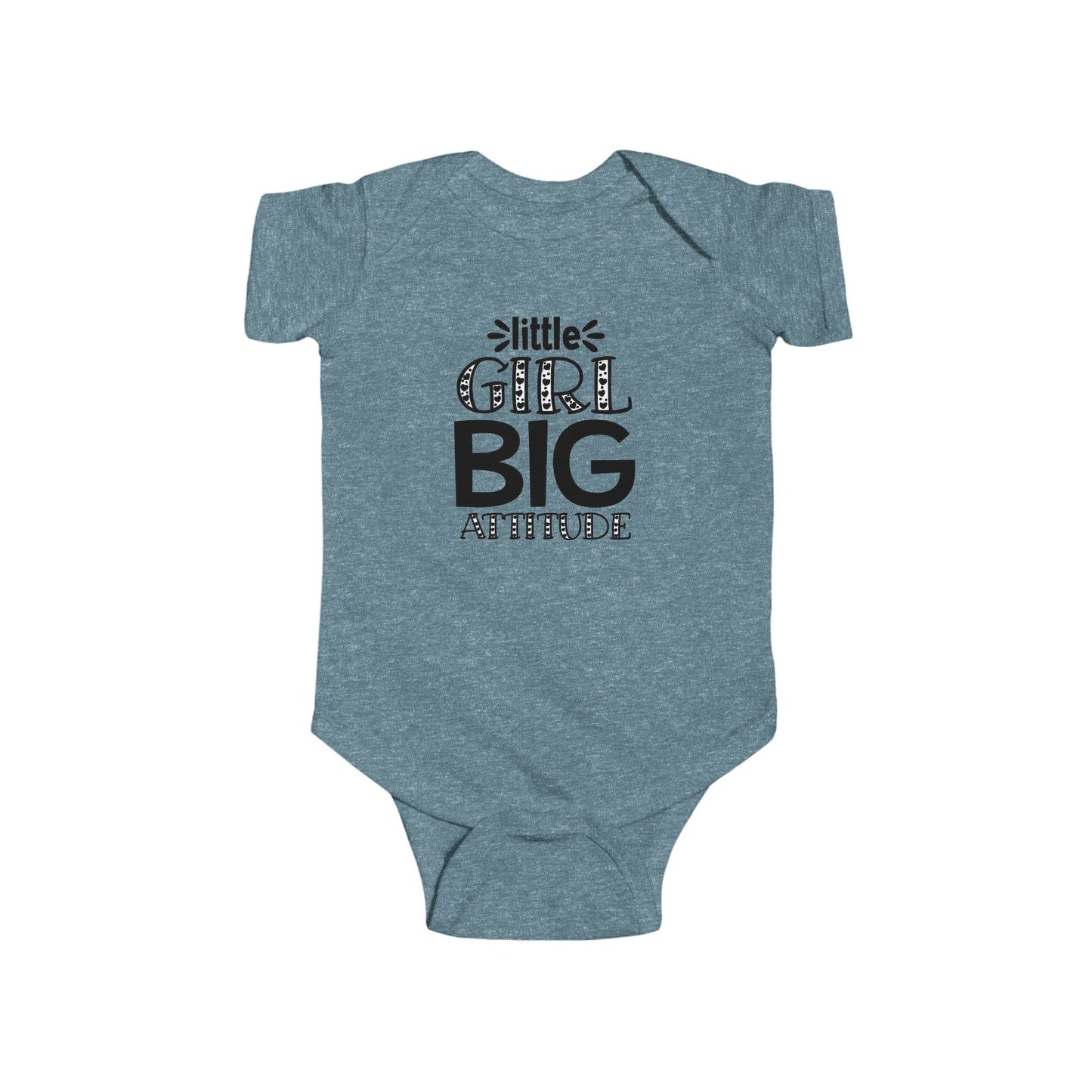 Baby Bodysuit - "Little Girl Big Attitude" Cute Infant Onesie
