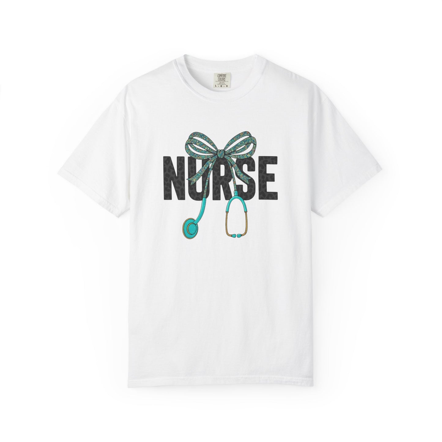 Nurse Stethoscope Bow T-Shirt