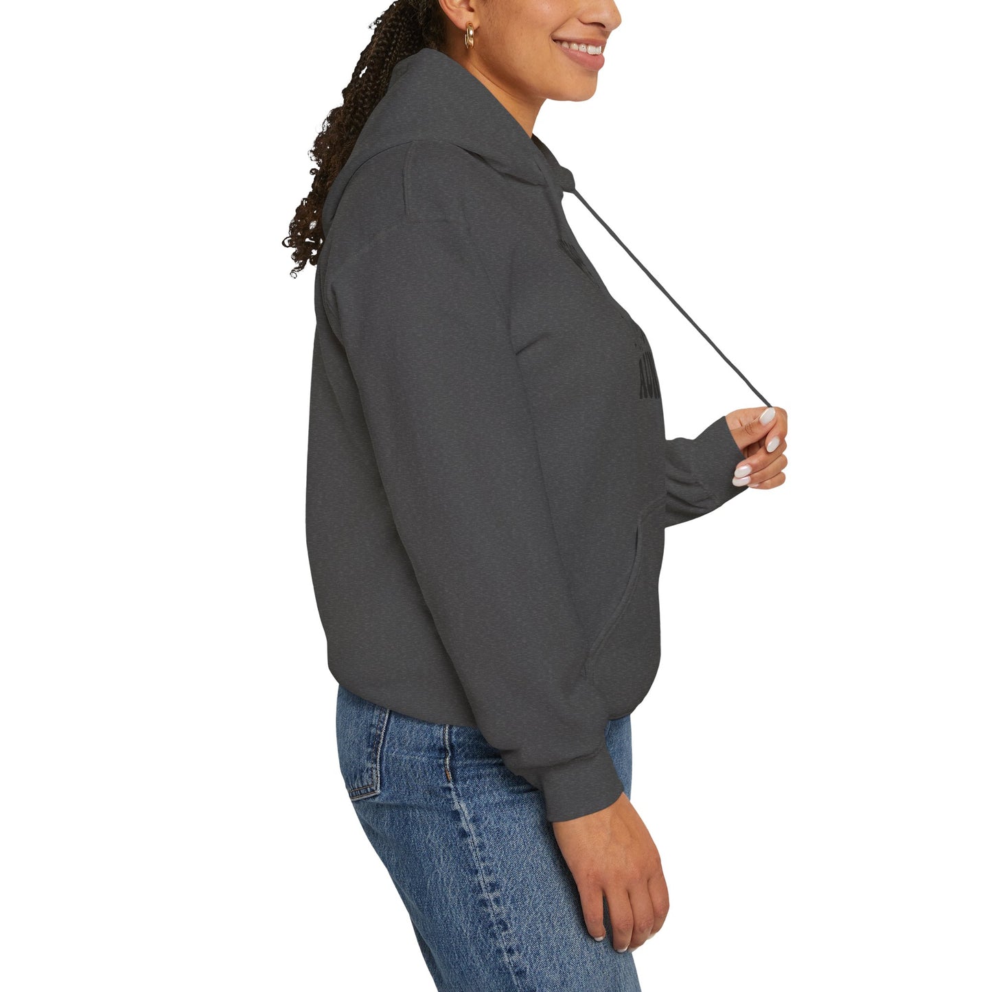 Hoodie — "Somebody's Bomb Ass Auntie" Funny Graphic Hooded Sweatshirt