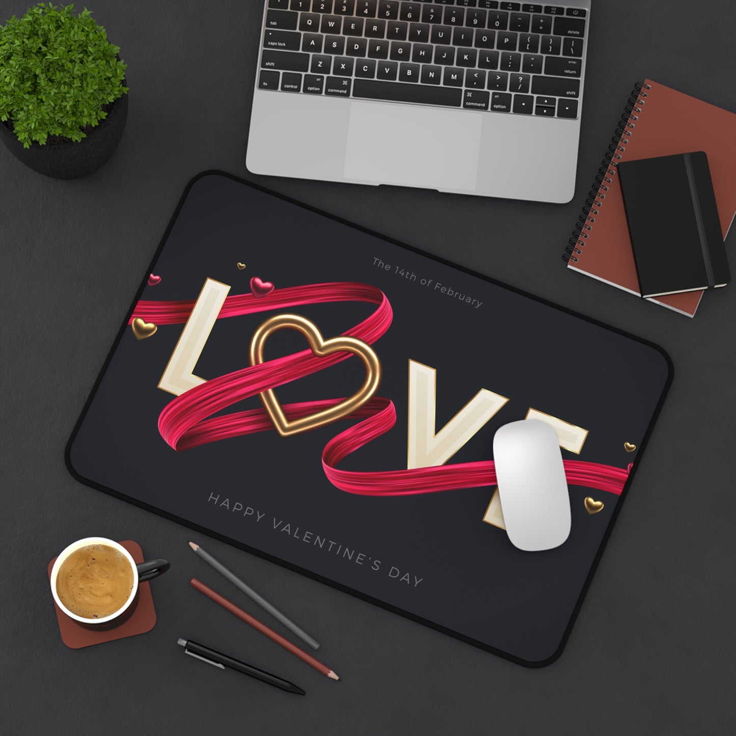 Valentines Love Desk Mat