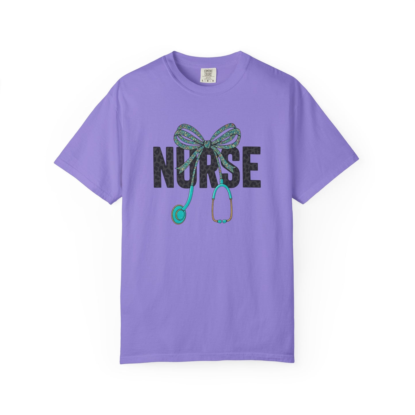 Nurse Stethoscope Bow T-Shirt