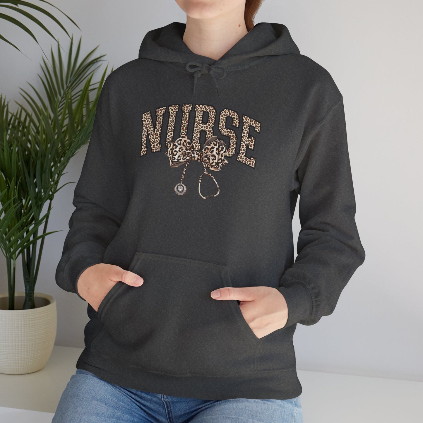 Nurse Leopard Stethoscope Hoodie