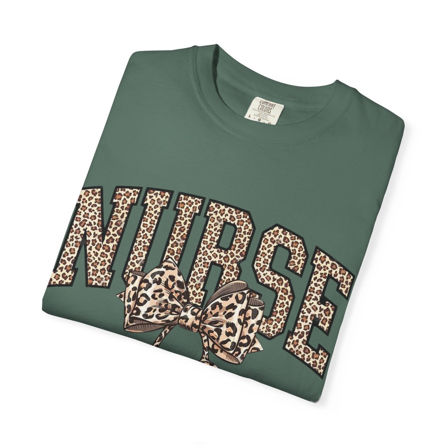 Nurse Leopard Stethoscope T-Shirt