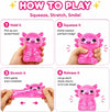 Tibberly Axolotl Squishy Stress Toy