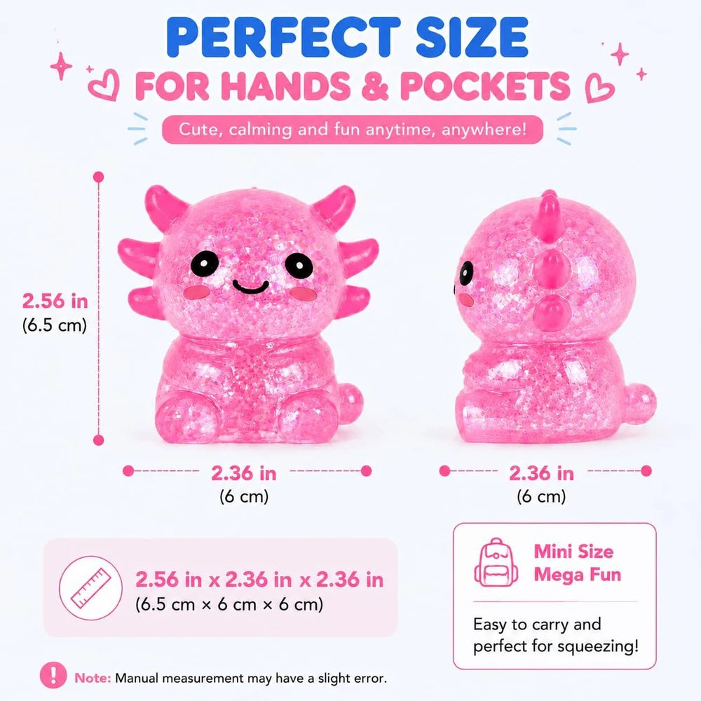 Tibberly Axolotl Squishy Stress Toy