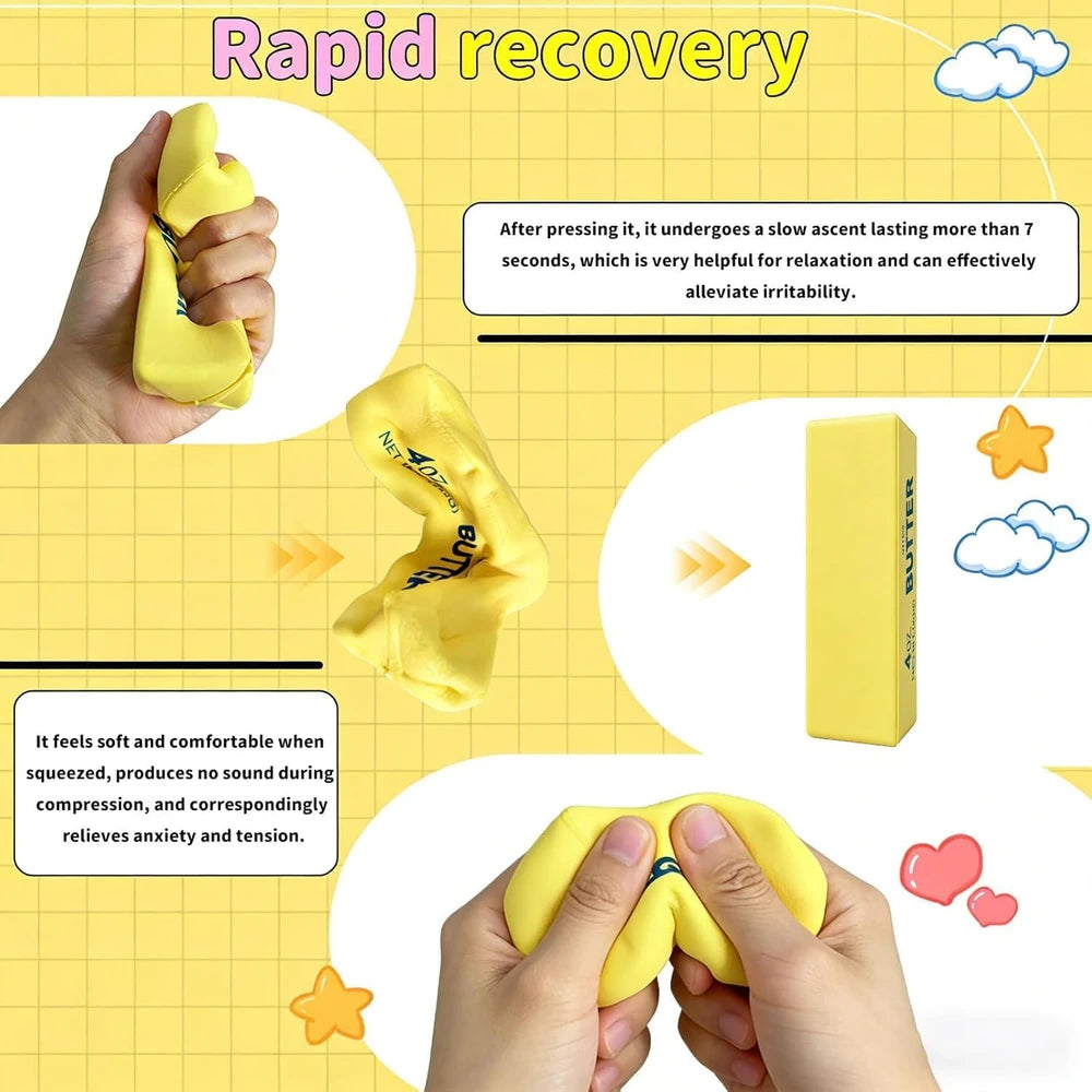 Slow Rising Butter Squeeze Toy