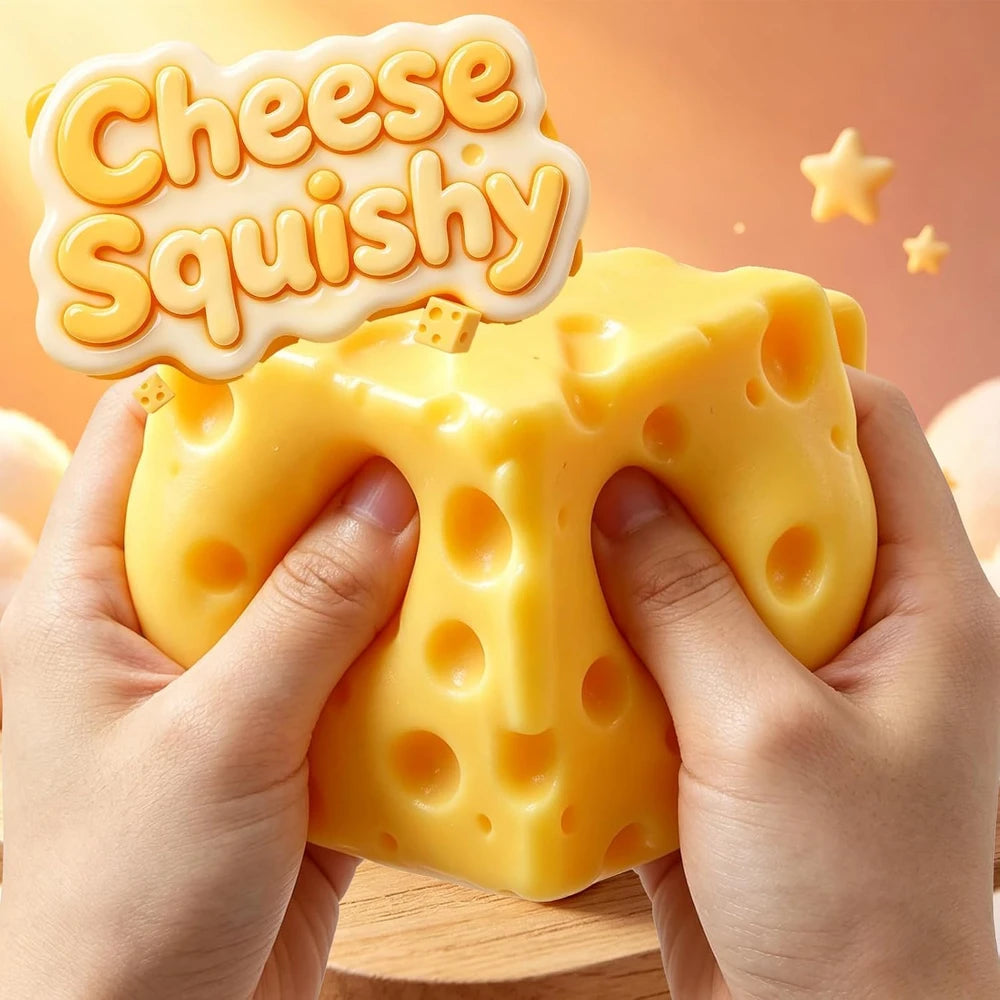 Cheese Squishy Stress Relief Toy