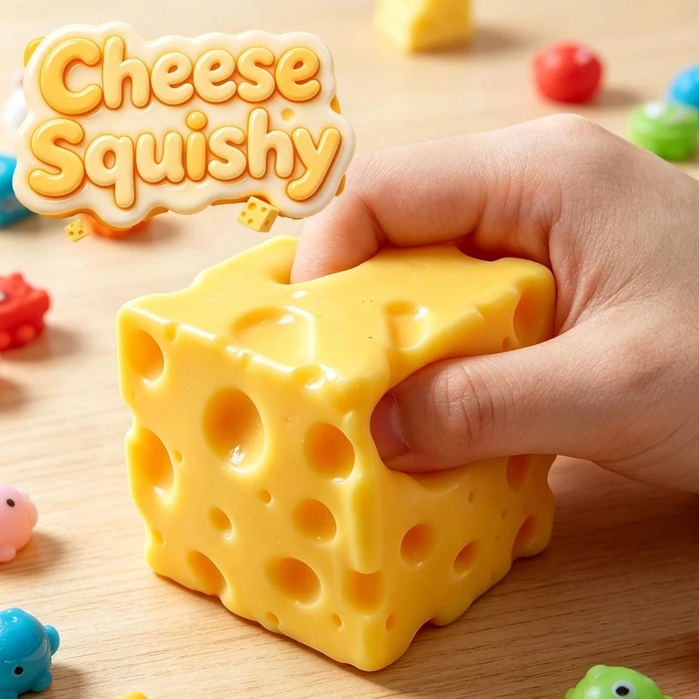 Cheese Squishy Stress Relief Toy