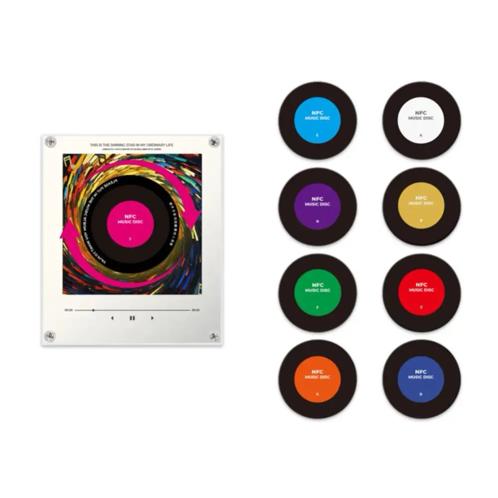 Acrylic NFC Music Player Refrigerator Sticker