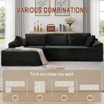 Korser Modular Corduroy Sectional Sofa