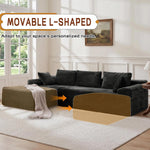 Korser Modular Corduroy Sectional Sofa
