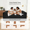 Claiks U-Shaped Modular Corduroy Sofa