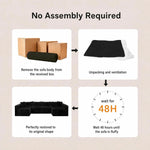 Claiks U-Shaped Modular Corduroy Sofa