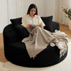 Oversized Corduroy Round Lounge Chair