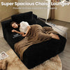Ovios Faux Fur Chaise Lounge Chair