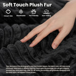 Ovios Faux Fur Chaise Lounge Chair