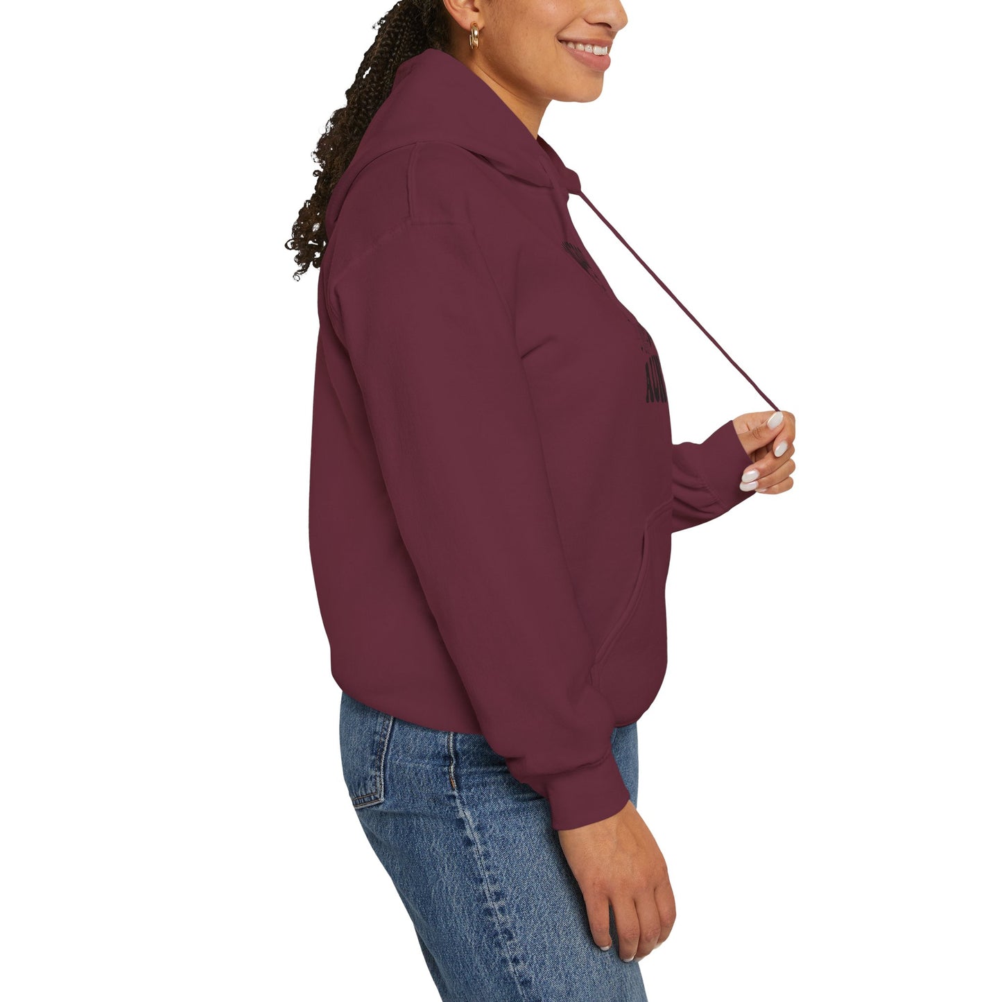 Hoodie — "Somebody's Bomb Ass Auntie" Funny Graphic Hooded Sweatshirt