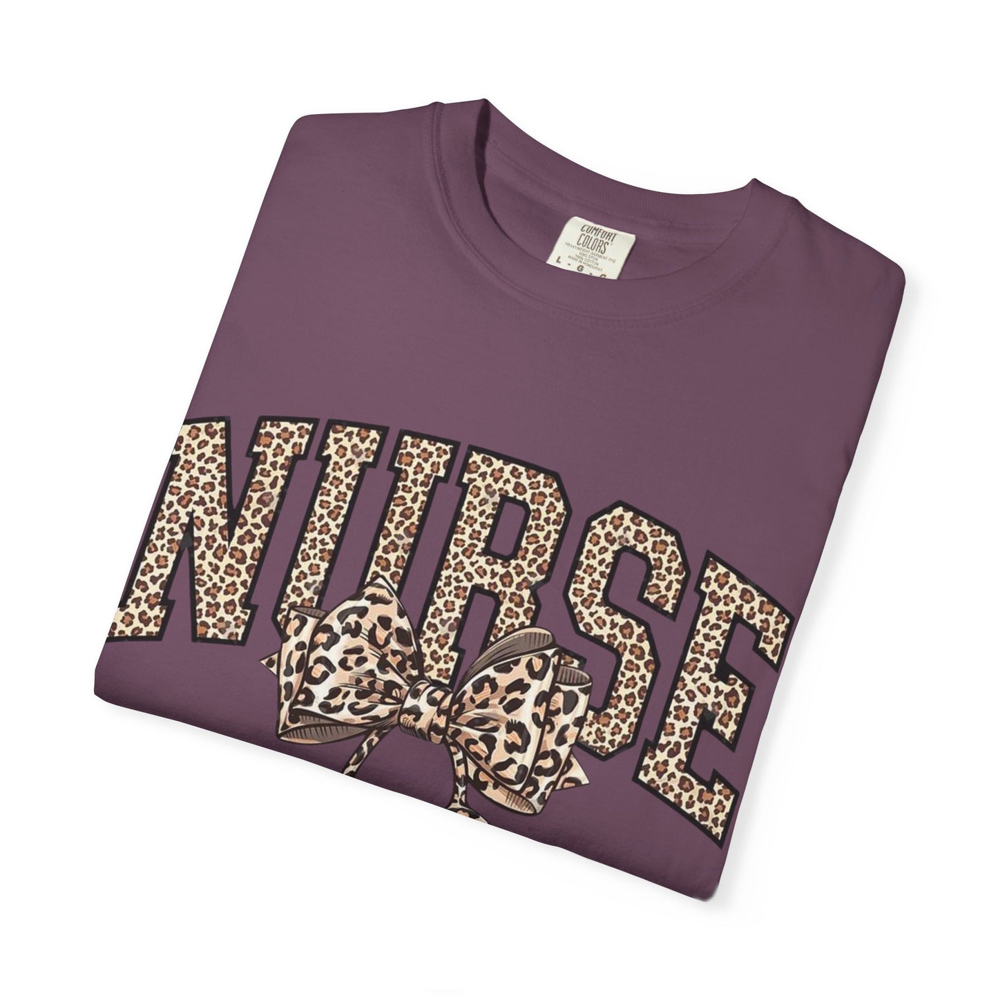 Nurse Leopard Stethoscope T-Shirt