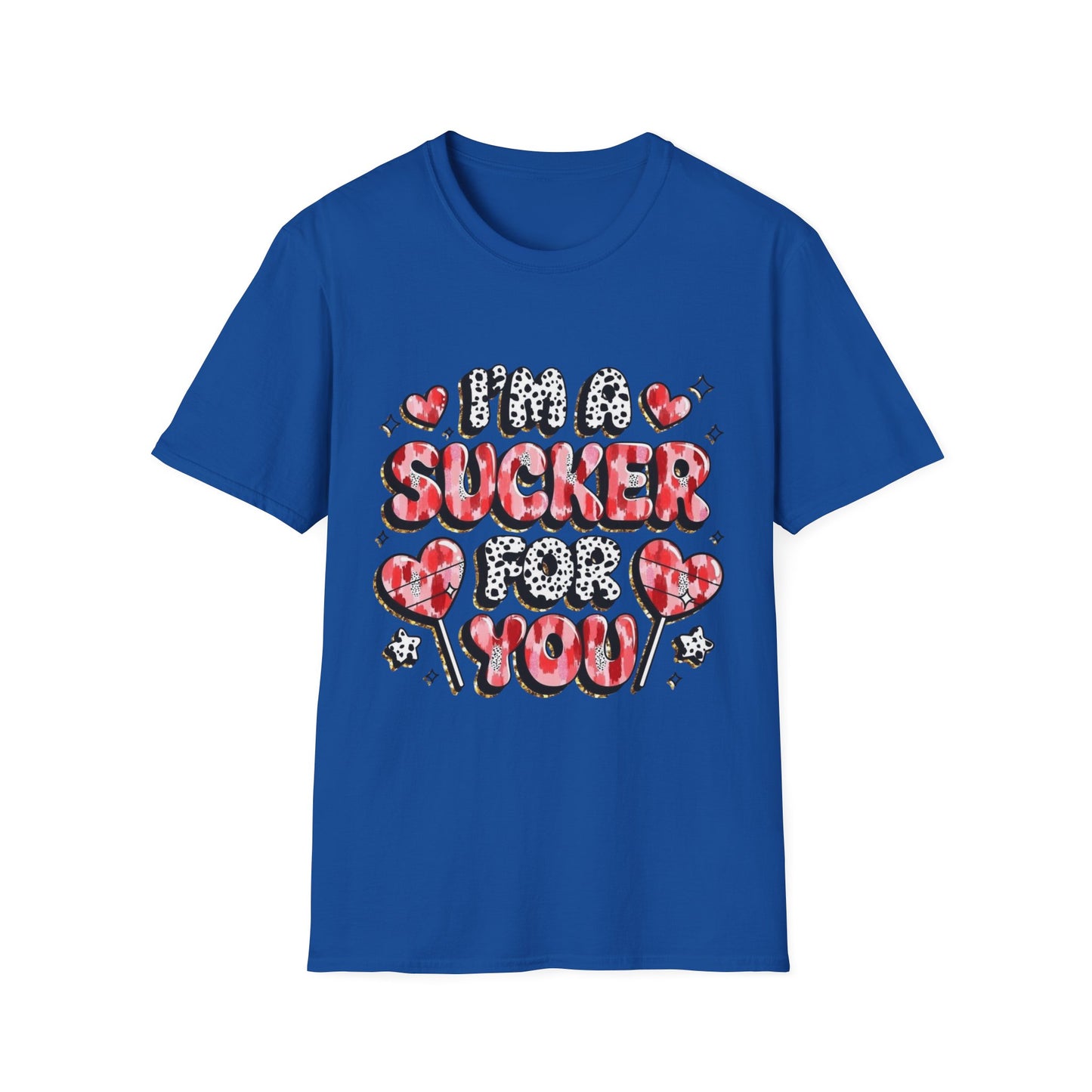 I’m a Sucker For You T-Shirt – Valentine Heart Lollipop Romantic Tee